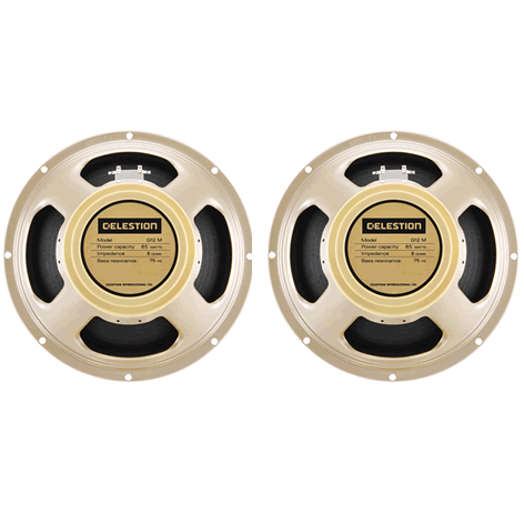 PAIR PACK (x2) Celestion G12M 65 Creamback Guitar Speaker 8ohm